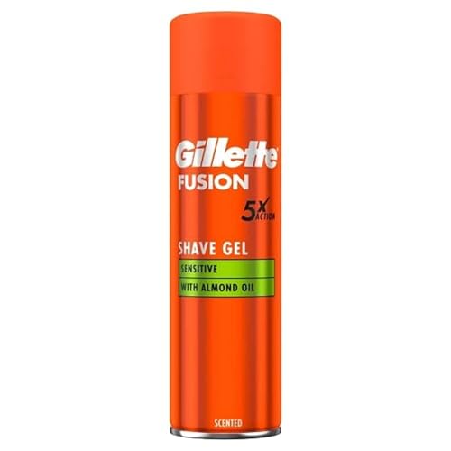 Gillette Fusion5 Hydra Gel Ultra Sensitive Shave Gel, 7 oz (Pack of 2)