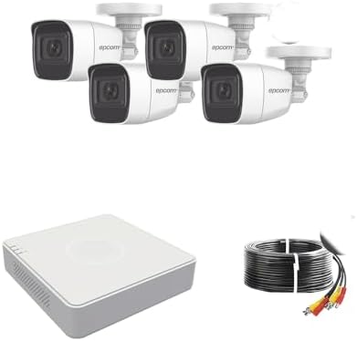 Epcom Kit TurboHD 1080p Lite/DVR 4 Canales/Audio por Coaxitron / 4 ...