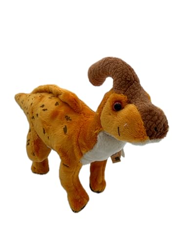 Cornelißen Peluche Dinosaurio Parasaurolophus Naranja de 34 cm de Ne convient Pas aux Enfants de moins de 36 mois. - Cadeau para niños