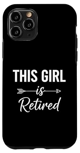This Girl Is Retired Soon �������c�q�� �����p �X�}�z�P�[�X iPhone 11 Pro �p