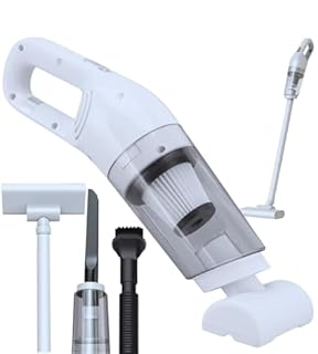 Aspirapolvere Senza Fili Scopa Elettrica 120 W Senza Sacco Ricaricabile Pulizia Casa Auto Tende Divano 108 cm con Accessori