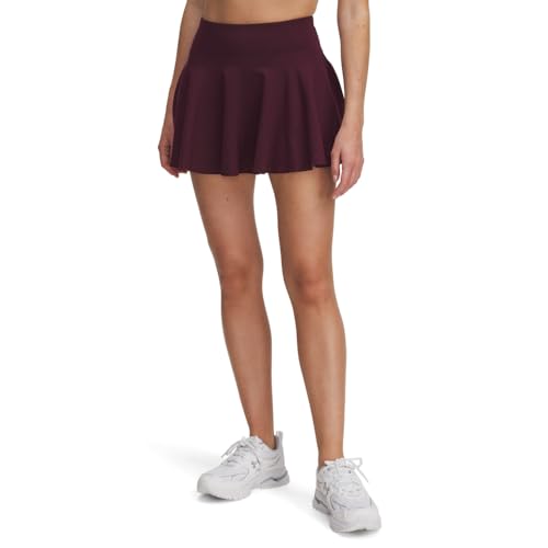 Under Armour Women's Motion Skort, (600) Dark Maroon / / Fuchsia Dusk, Small