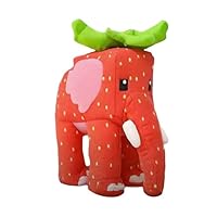 CRGANGZY Steal a Brainrot Plush Strawberry Elephant Toy, Strawberry Elephant Brainrot Toys for Fans Home Decor, Cute Soft Stuffed Animal Pillow Doll for Kids Adults
