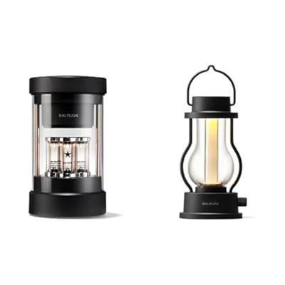 BALMUDA Combo Pack in Black | The Speaker & The Lantern | Rechargeable Portable Bluetooth Speaker & Rechargeable LED Lantern