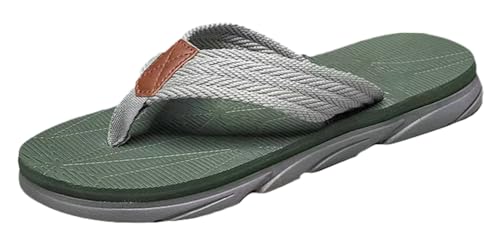 Epsion Flip Flops Sandals for Men 2025 Summer Shoes Arch Support Casual Indoor Outdoor Walking Wedges