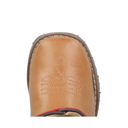Image of Smoky Mountain Boots Toddlers' Autry Square Toe Leather Western Cowboy Boots