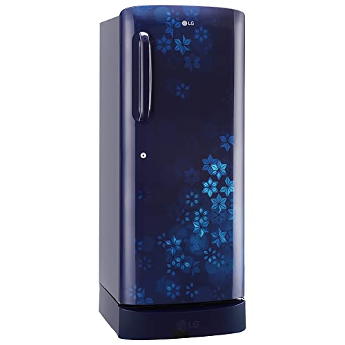 Image of LG 235 L 3 Star Direct-Cool Inverter Single Door Refrigerator Appliance (GL-D241ABQD, Blue Quartz, Base stand with drawer & Moist 'N' Fresh, 2022 Model)