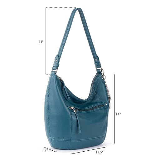 Image of The Sak Sequoia Hobo Bag - Premium Large Leather Women's Handbag for Everyday & Travel - Durable Purse With Zipper Pocket