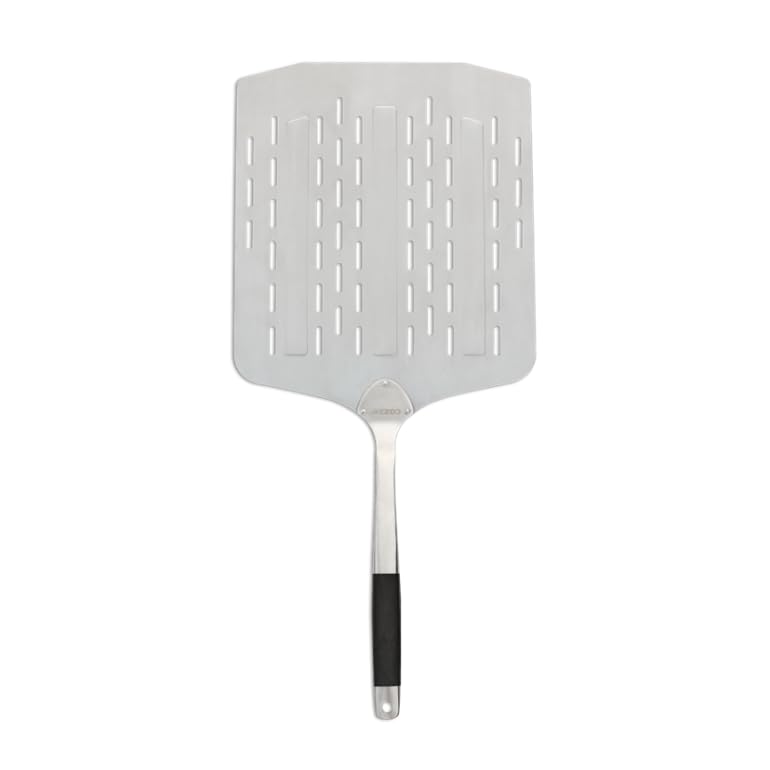 Pala per Pizza Perforata, 40 x 35 cm, in Acciaio Inox COZZE by