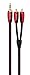 Produktbild Audioquest Golden Gate 0,6 Meter 1 x 3,5 Klinke auf 2 x Cinch (Phono)