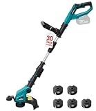 KIESBOHR CSD002 Garten Akku-Rasentrimmer Kompatibel mit Makita 18V Akku