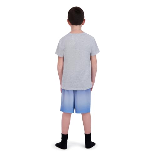 Image of US Angels Pajamas Set for Boys, 4-Piece Set, Short Sleeve Shirt with Pajama Shorts