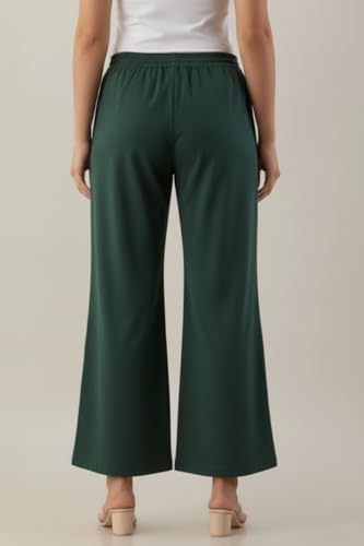Image of Moirai Super Soft Viscose Rayon Palazzo Pants for Women Relaxed & Regular Fit Solid Palazzo for Women & Girls Casual Ethnic Wear