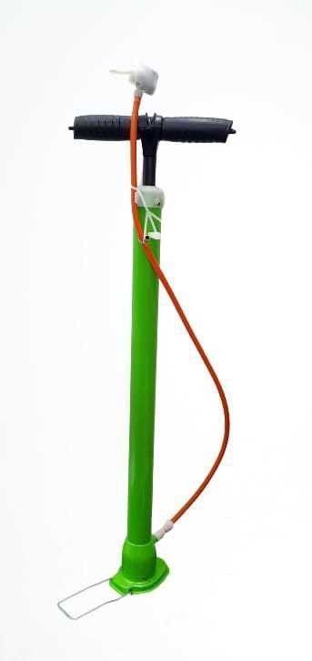 Dinetic High Pressure Strong Steel Base Air Pump Bicycle, Motorcycle, Ball Pump (Multicolor)-image-4