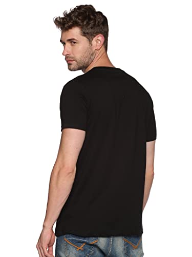Image of Solid Men Round Neck White T-Shirt