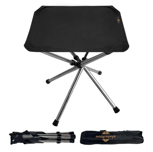 midgreyeye Altezza 36cm sgabello da campeggio pieghevole e portatile Per Giardino, Spiaggia, Picnic, Pesca, Campeggio, Escursioni, Code E Viaggi.