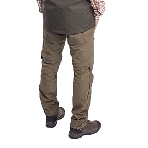 Pinewood Finnveden Hybrid Zip Off Stretch Hose für Herren. Für Outdooraktivitäten wie Wandern, Trekking, Jagd, Hundesport (C56, 713 H.Olive)