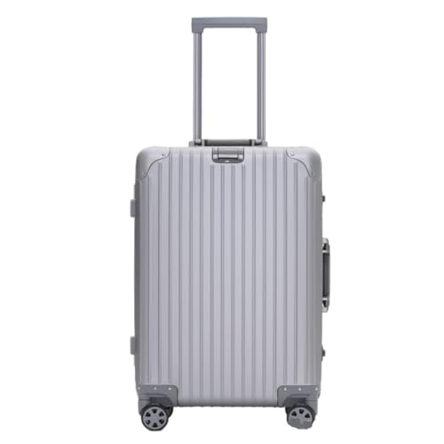 Suitcase All-aluminum Magnesium Alloy Trolley Case Metal Suitcase Universal Wheel Boarding Case 24-inch Suitcase Luggage(G,D) - Main Image