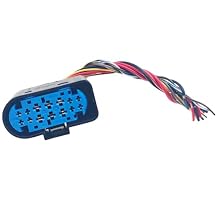 14-Pin Headlight Connector Pigtail Plug Compatible with Ford Focus 20122018, Headlamp Wiring Harness Adapter Socket, Replace 1719105-2 WPT-1357 BU2Z-14S411-LA
