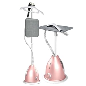 Générique Steam Vertical Clothing Steamer 2000W, 1.8L Water Tank, Fast Heat in 45 Seconds, Includes Fabric Brush, Support and 2 Hangers