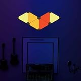 Lumière décorative RVB intelligente : l'applique murale RVB vous permet d'ajuster librement la couleur de l'éclairage pour créer effet personnalisé, qu'il s'agisse d'une lumière bleue froide ou d'une lumière jaune chaude, répondant à vos besoins et créant environnement domestique confortable.