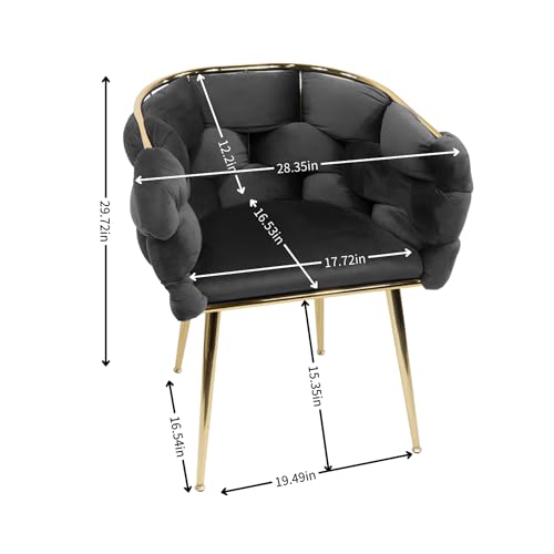Sillón Plegable Velvet Azul miniatura 3