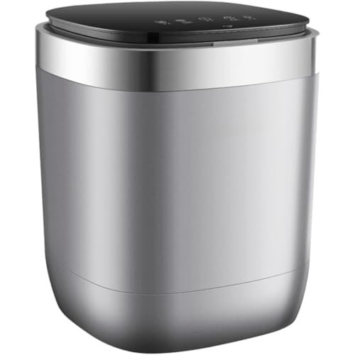 Yubbuio小型全自動洗濯機 ポータブル 7L LEDタッチスクリーン 省エネ ステンレスドラム 4つの洗濯モード 靴下 下着 タオル 一人暮らし 介護 家庭用 オフィス用