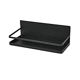 Household Essentials Metal Magnetic Spice Organizer, Black
