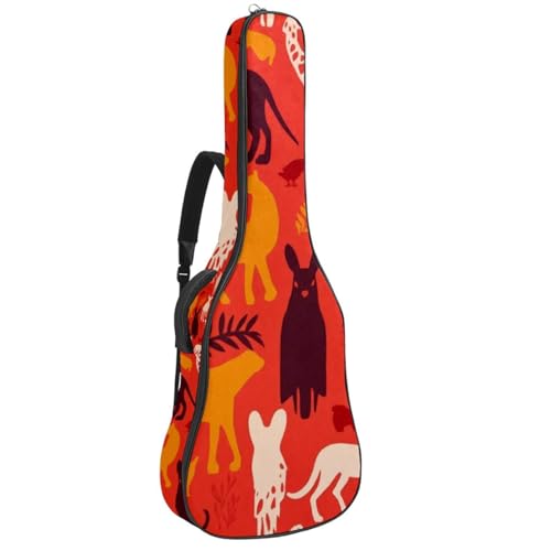 Sac pour guitare acoustique 40 41 42 pouces housse compartiment accessoires