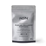 HSN Péptidos de Colágeno Marino Hidrolizado en Polvo Sin Sabor 500g | 100% Proteína de Colágeno Sin Aditivos | Apto Dieta Keto y Paleo | Alta solubilidad | Sin Gluten Sin Lactosa