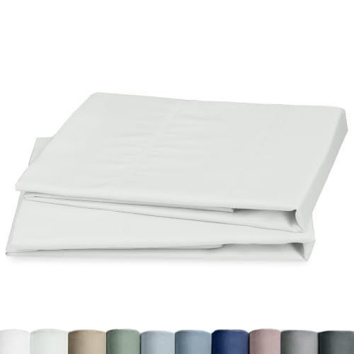 California Design Den 100% Egyptian Cotton 2-Pack Queen Size Pillow Cases