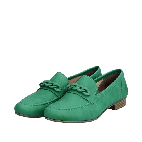 Rieker Damen 51999 Slipper, Smaragd, 40 EU