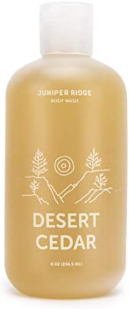 JUNIPER RIDGE Desert Cedar Body Wash - All-Purpose Liquid Castile Soap, Multi-Use Body Wash, Shampoo, Hand Wash, Face Wash, Clean, Vegan, Paraben Free, Preservative Free, 8 oz