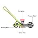 HYZHANHONG Single line,Precision Garden Hand Push Planter, Hand Push Multi Row Vegetable Planter, Used for Planting Peas, Soybeans, Wheat, Millet, Sorghum, Rice