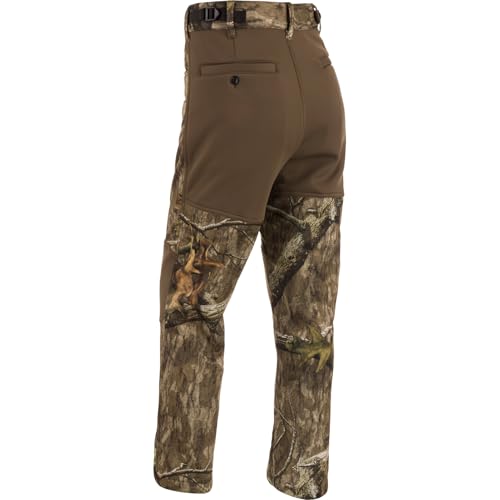 Drake Waterfowl Men's Non-Typical Endurance Soft Shell Durable Fleece Lined Camo Mid Season Hunting Pants with Scent Control2