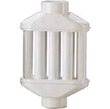 NOVA ITALF Diffusore scambiatore di calore per stufa a legna pellett a radiatore (BIANCO, D120)