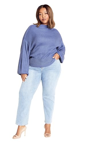 Image of City Chic Women's Plus Size Sweater - Angel Sleeve