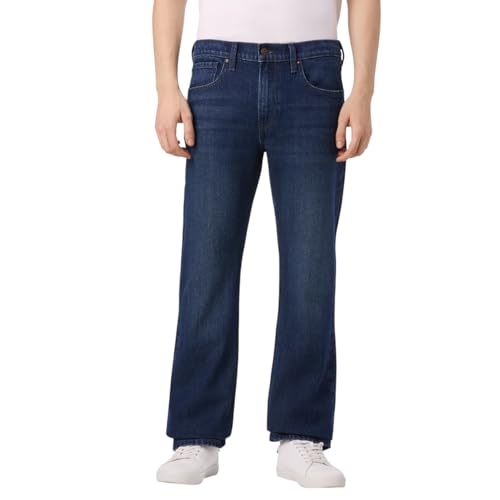 Image of Pepe Jeans Men's Bootcut Fit Jeans | Mid Rise | Stretchable Fabric | Jeans for Man