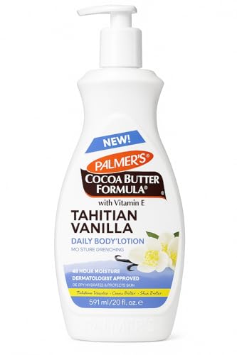 Palmer’s Cocoa Butter Formula Tahitian Vanilla Body Lotion 400ml – Epished Deep Moisturising Body Cream for Dry Skin | Nourishing Cocoa Butter & Vitamin E Lotion for Soft, Smooth, Hydrated Skin
