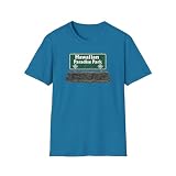 100% Ring-Spun Cotton Classic Hawaiian Paradise Park Road Sign T-Shirt