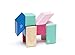 24 Piece Tegu Magnetic Wooden Block Set, Blossom, 1-99 years old