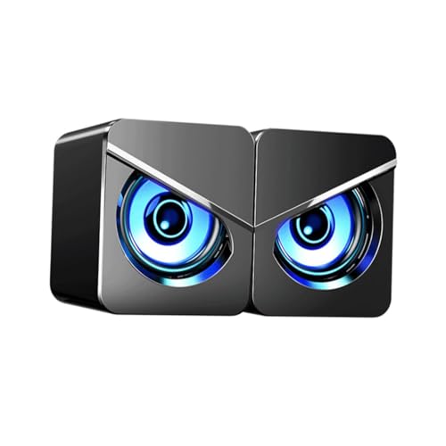 Altavoces USB para computadora Mobestech para mejorar el sonido en el escritorio de casa