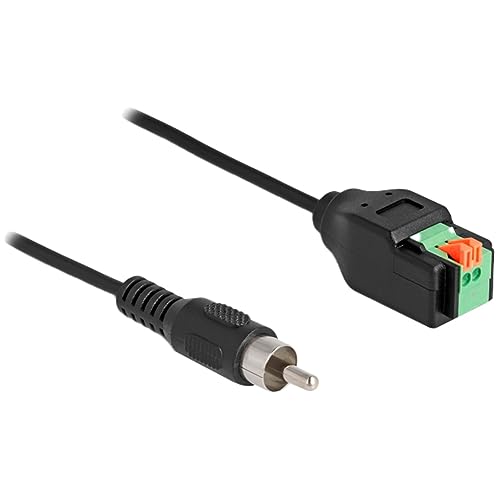Câble RCA mâle vers bornier DeLOCK 15 cm résout vos soucis de câblage audio