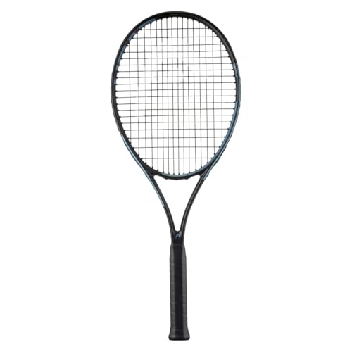 Image of HEAD MX Attitude Comp Tennis Racquet | Color: Blue | Size: 4 3 /8 inches | Material: Metallix | for Men & Women | Lightweight and Durable | Maximum Power and Control | Greater Stability