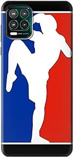 Innovedesire Muay Thai Kickboxing MMA Martial Art White Case Cover Custodia per Motorola Moto G Stylus 5G