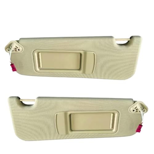 Pare-soleil accessoires voiture BMW X1 E84 beige avec miroir éclairé