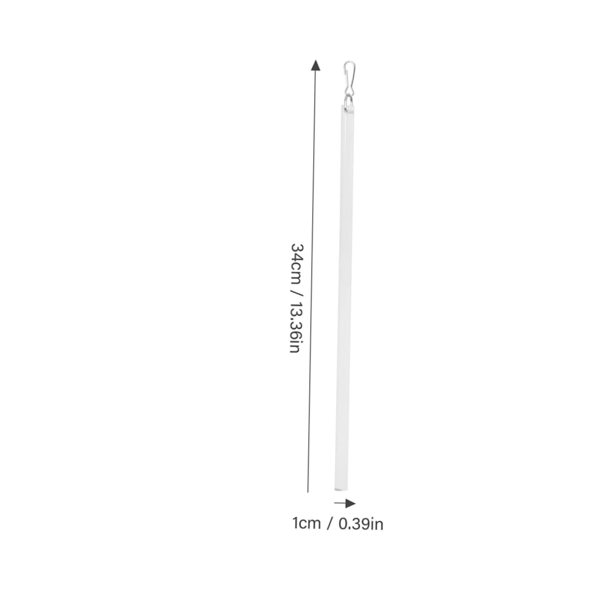 LIFKOME 2Pcs Transparent Acrylic Drapery Pull Rods Curtain Pull Wands for Operation Versatile Curtain Wand for Home Living Room Bedroom Office
