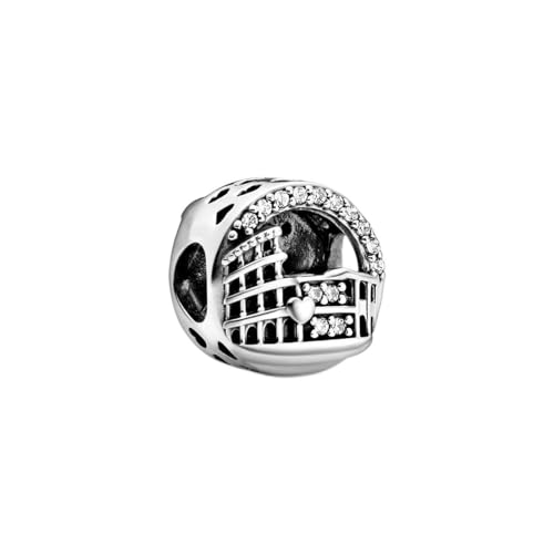 Charm Colisée en argent 925, une perle de voyage raffinée pour bracelet