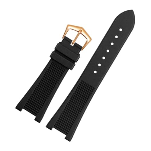 [�V�F���u�ł�] �p�e�b�N �t�B���b�v �V���R�����r���v�x���g 5711 5712g �m�[�`���X �E�H�b�`�X�g���b�v ����C���^�[�t�F�[�X �����Y �E�H�b�`�o���h 25-13mm �Ή�(Black Rose Gold)