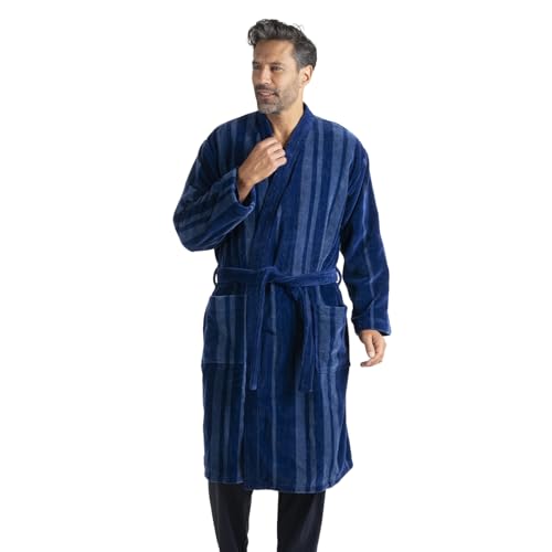 Peignoir éponge homme Eminence 100% coton absorbant et certifié
